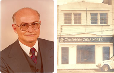 Fundador Dr. Claudio Walter e primeira sede